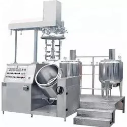 Agitator Kettle with Homogenizer Body Lotion Blending Mixing Tank