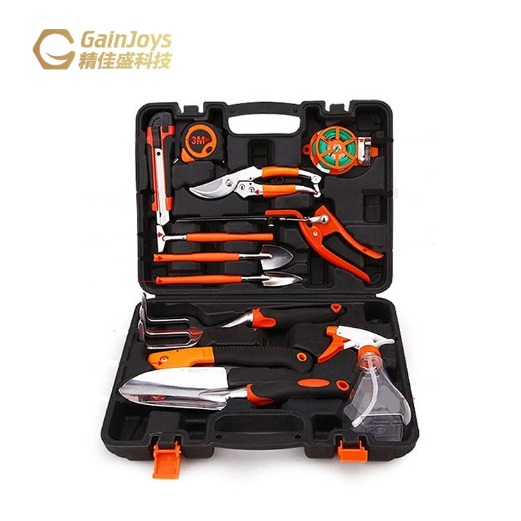 Gainjoys Wholesale 12 PCS Multifunctional Garden Hand Tools Garden Tool Set