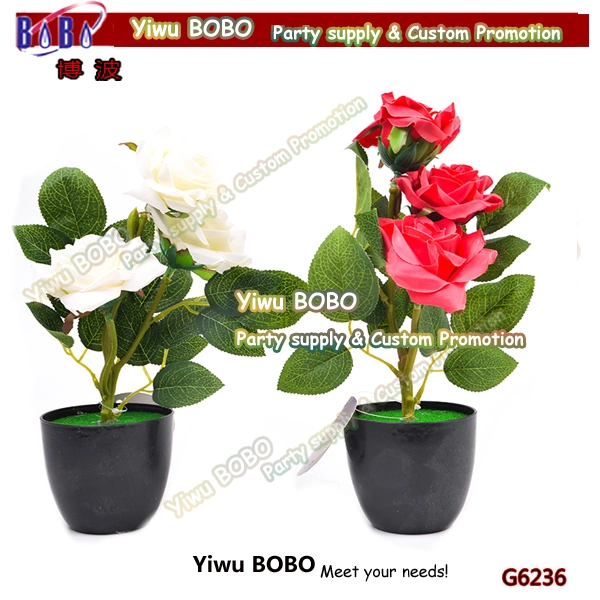 Birthday Gifts Flowers Small Rose Artificial Wholesale Decoration Wedding Gifts Artificial Flowers Roses (G6236)