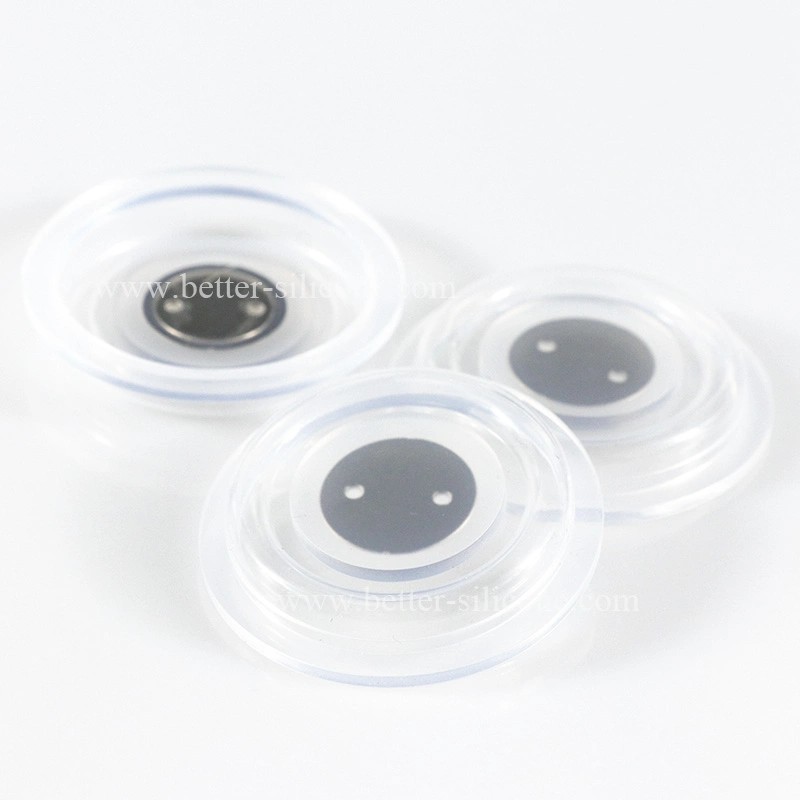 Clear Silicone/Silikon Bonded to Metal Membrane Seal Rubber Diaphragm
