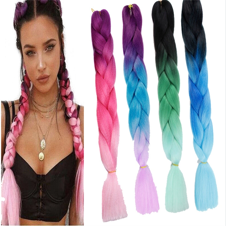 26inch Colors Synthetic Easy Yaki Straight Extensions Jumbo Braids Hair