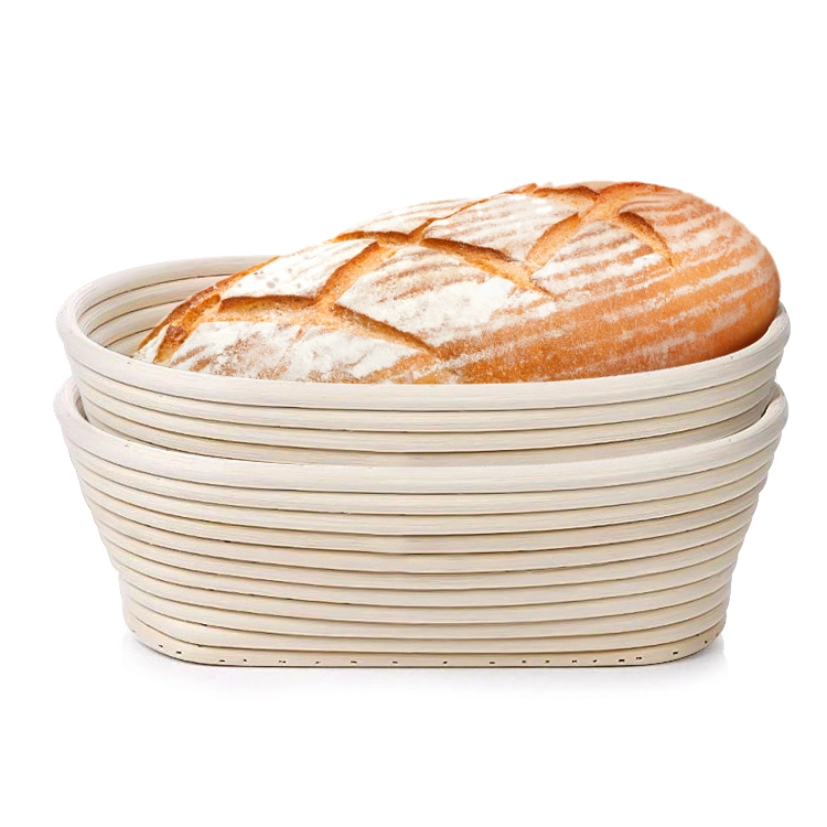 High quality/High cost performance  Handmade Rattan Banneton Bread Proofing Basket Set