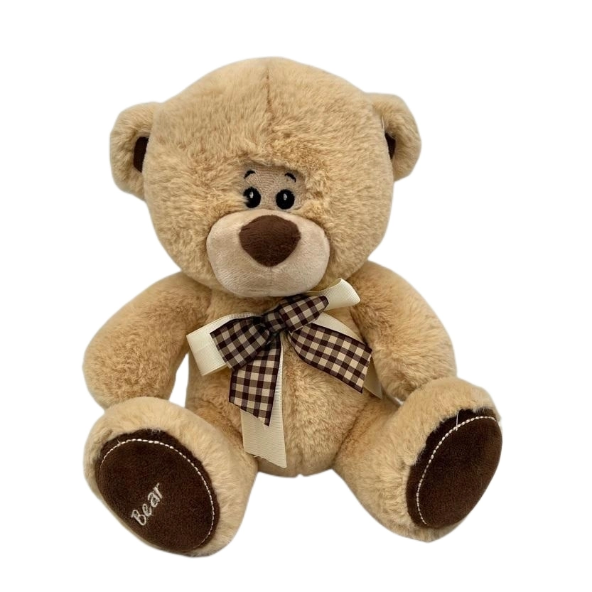 Gros nounours en peluche douce pour enfant personnalisé avec un animal en peluche / jouet en peluche avec une poupée haut de gamme mignonne Teddy Bear avec un cœur rouge d'amour.