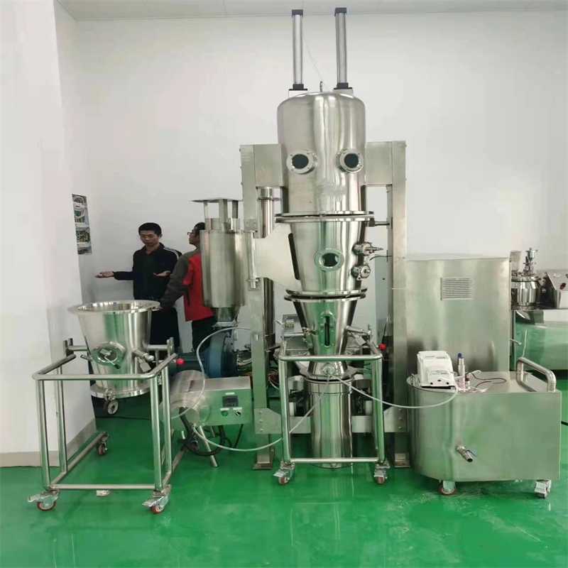 Bed Dryer Granulator for Pharmaceutical Granules Instant Solid Coffee Powder