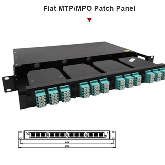 Fábrica de Fibra Óptica Hanxin 12 10 8 6 4 2 Porta Patch Panel