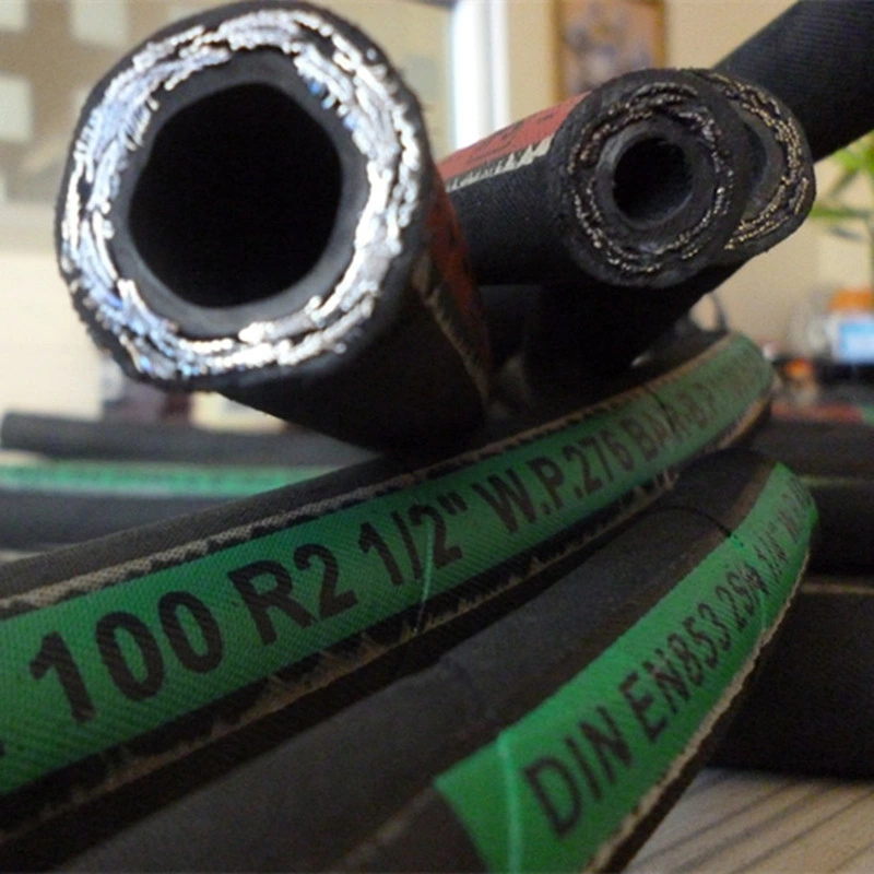 SAE 100 R2 Flexible Rubber Hose Pipe