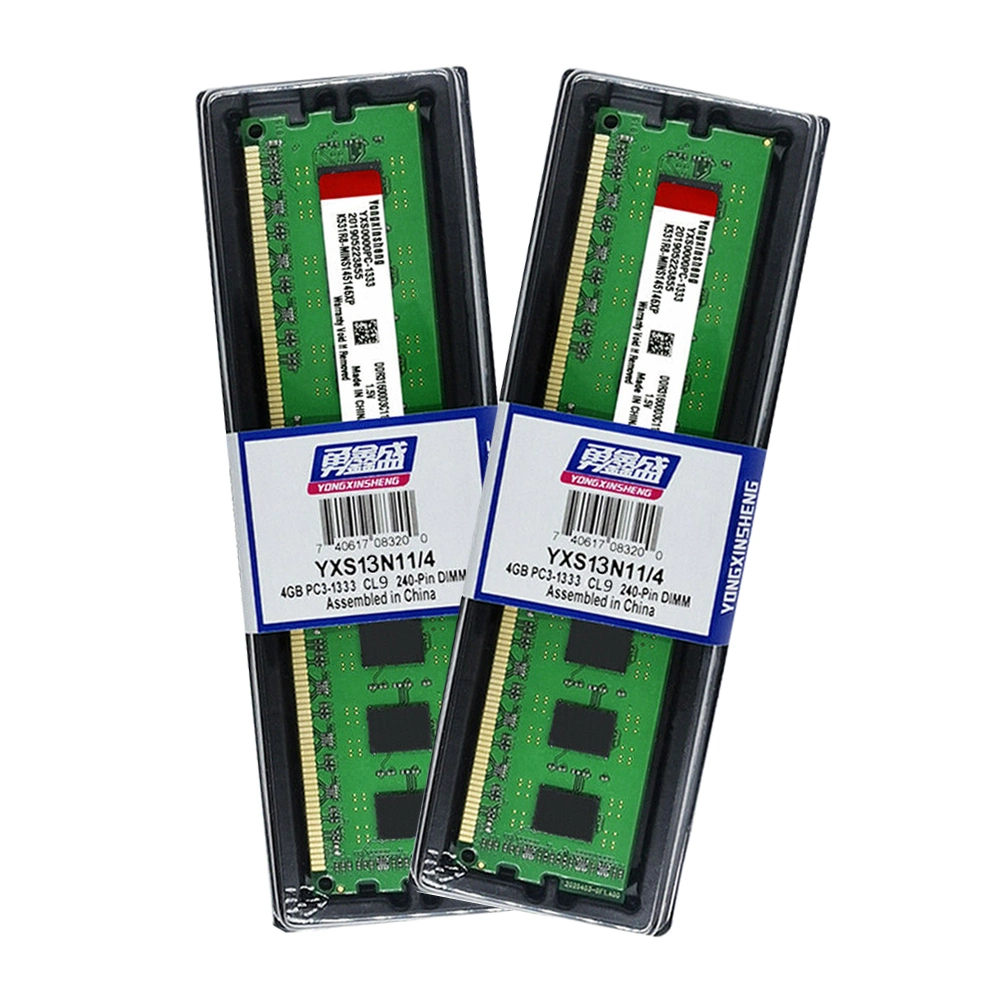 DDR3 DDR4 RAM 4GB 8GB 1333 1600 2133 2400 2666 3200 MHz Desktop-Speicher nicht-ECC ungepufferte DIMM-Kühlweste Schwarz