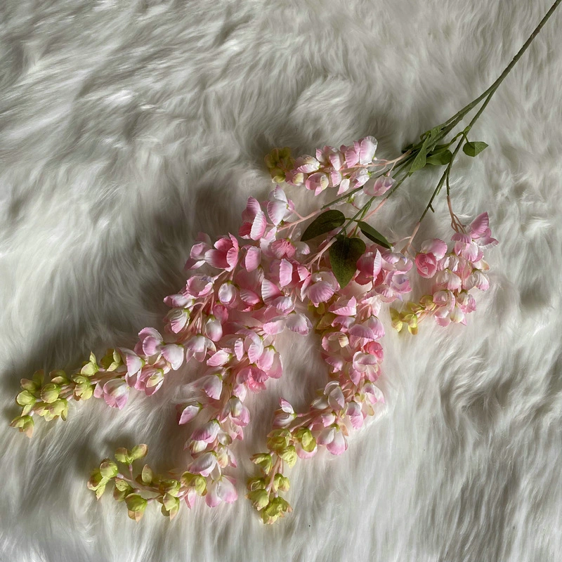 Wisteria Flores Whisuresnwall decoração casamento Garland artificial Wisteria Flores de videira