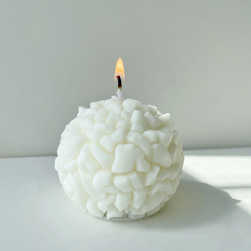 Artistic Meteorite Sphere-Shaped Aromatherapy Candle DIY Handmade Soap Silicone Mold