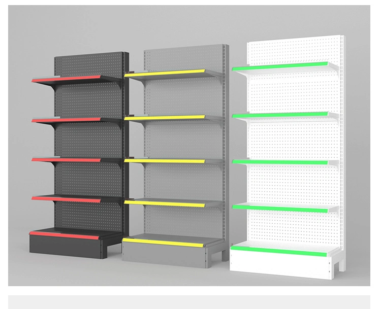 2023 дешево черный полки на гондоле Молл супермаркет магазин Сталь полки для риса