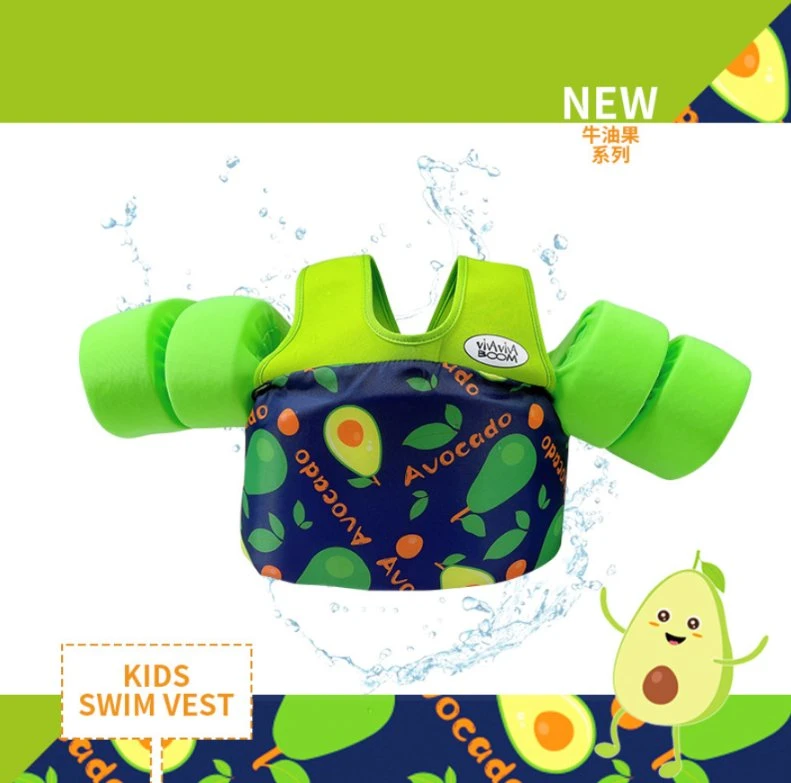 Nouveau Children’s Life Jacket pour enfants S Avocado dessin animé