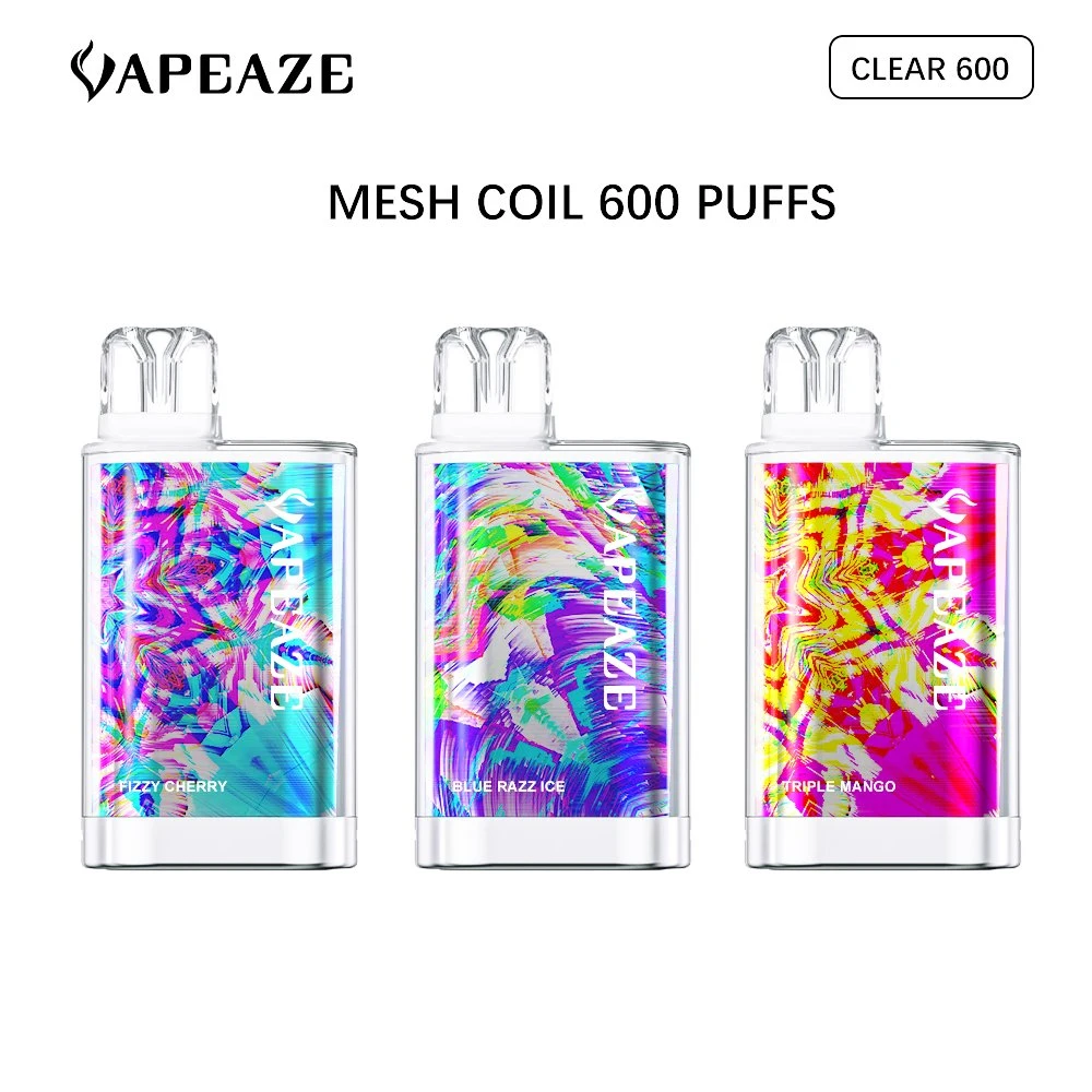 Wholesale/Supplier OEM ODM Electronic Online Shopping Best Factory Clear 600 500mAh Recharge 2ml Oil 16 Flavors 2% 3% 5% Nic Salt Clear 600 Puff Wholesale/Supplier I Vape