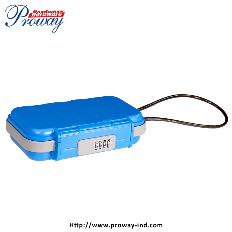 Portable Combination Lock Surfing Travel Lockbox Waterproof Case Mobile Cell Phone Beach Safe Box