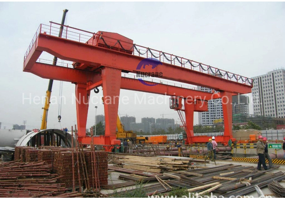 50ton Cabin Control U Model Double Beam Wheel Gantry Crane