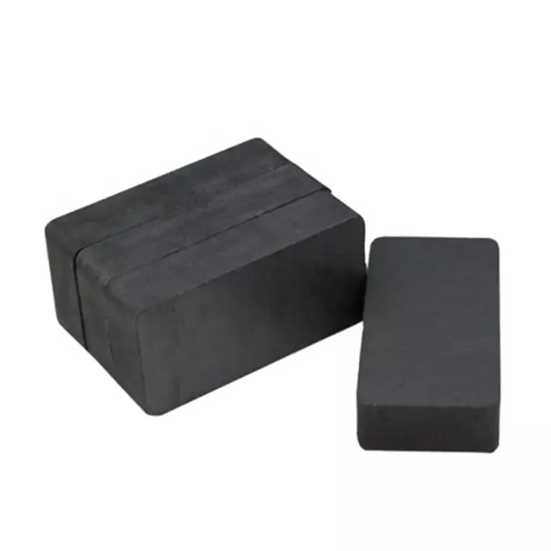 Ferrite Magnet Block Y30 Black Rectangle Magnets