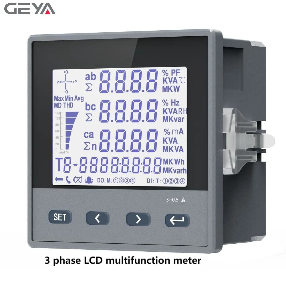 Geya Gy500-3V1 Digital Display Voltage Single Phase Power Meter Multifunctional