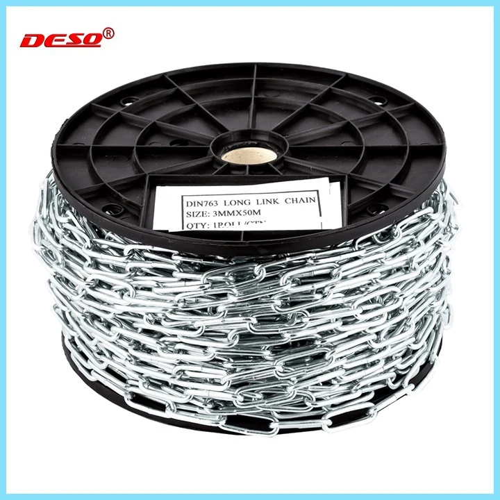 China Manufacturer High quality/High cost performance  DIN763 Welded Long Link Chain