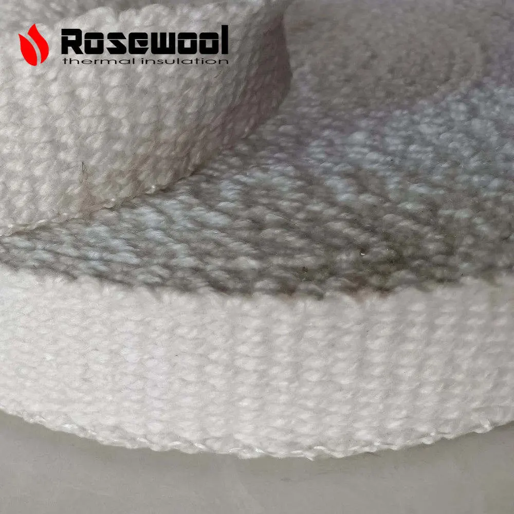 Best 500± 15 Kg/m³ material de aislamiento térmico Junta de fibra cerámica Cinta de fibra cerámica