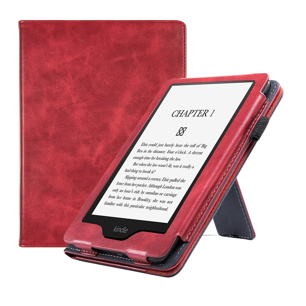 Estuche de poliuretano funcional para Kindle Paperwhite de 5 6,8 pulgadas 2021