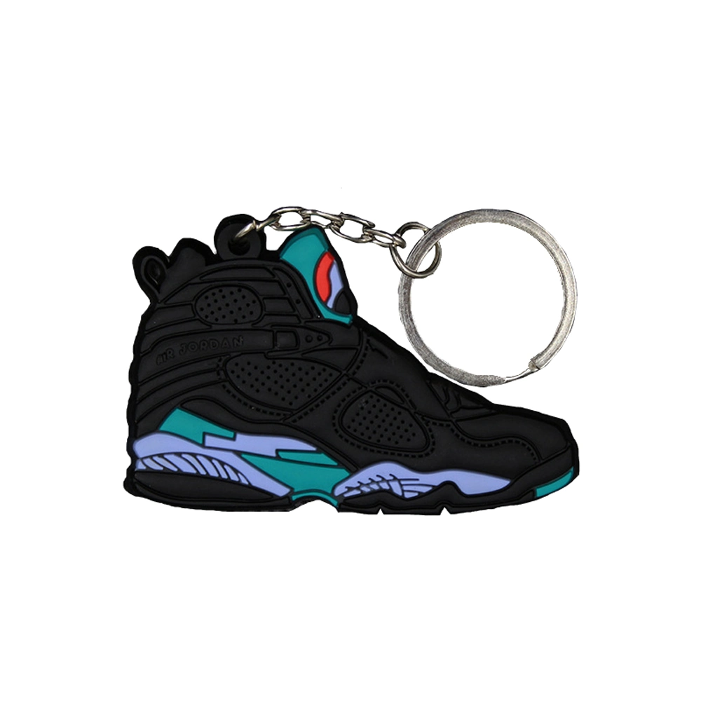 Pantone Color and Rubber Material Sneaker Keychain