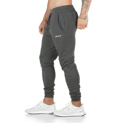 Mens Ginásio Algodão Pants Formação Sweatpants Jogging Fitness Tracção Incorporada executando o Ginásio Sport Pants Joggers Sweatpants