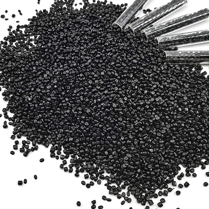 Water Pipe Material HDPE Resin Raw Material PE80/PE100 Black HDPE Plastic Granules