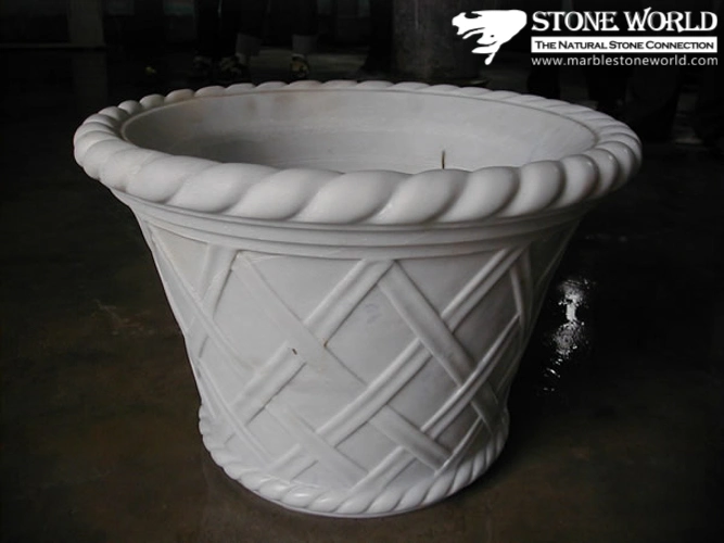 Granite Flowerpot, Stone Flowerpot, Flower Pot