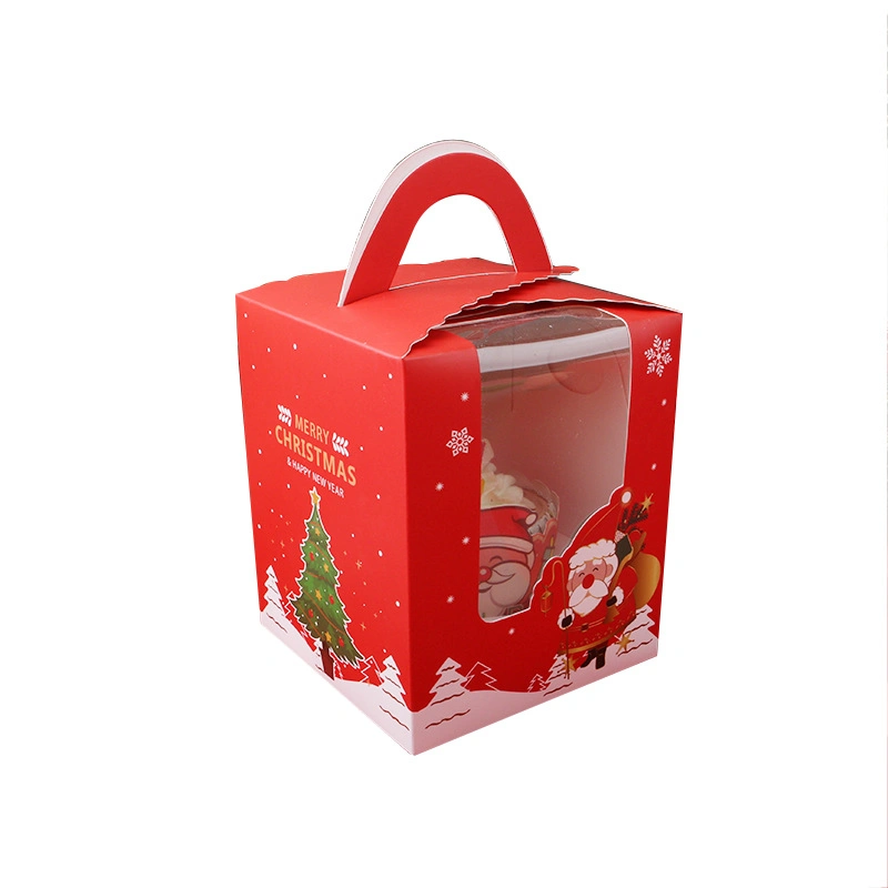 Noël boîte à gâteaux portable de Noël pomme de la veille de Noël Boîte-cadeau retourner un cadeau