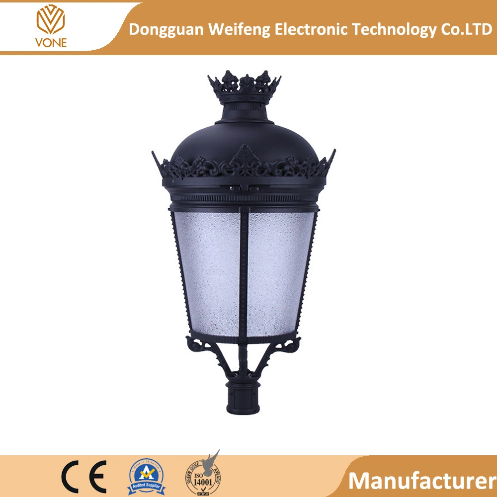 Post Top Lamp Stand Alone IP65 Waterproof Outdoor 35 40 55 70W LED Post Top Light for Garden Parking Lot