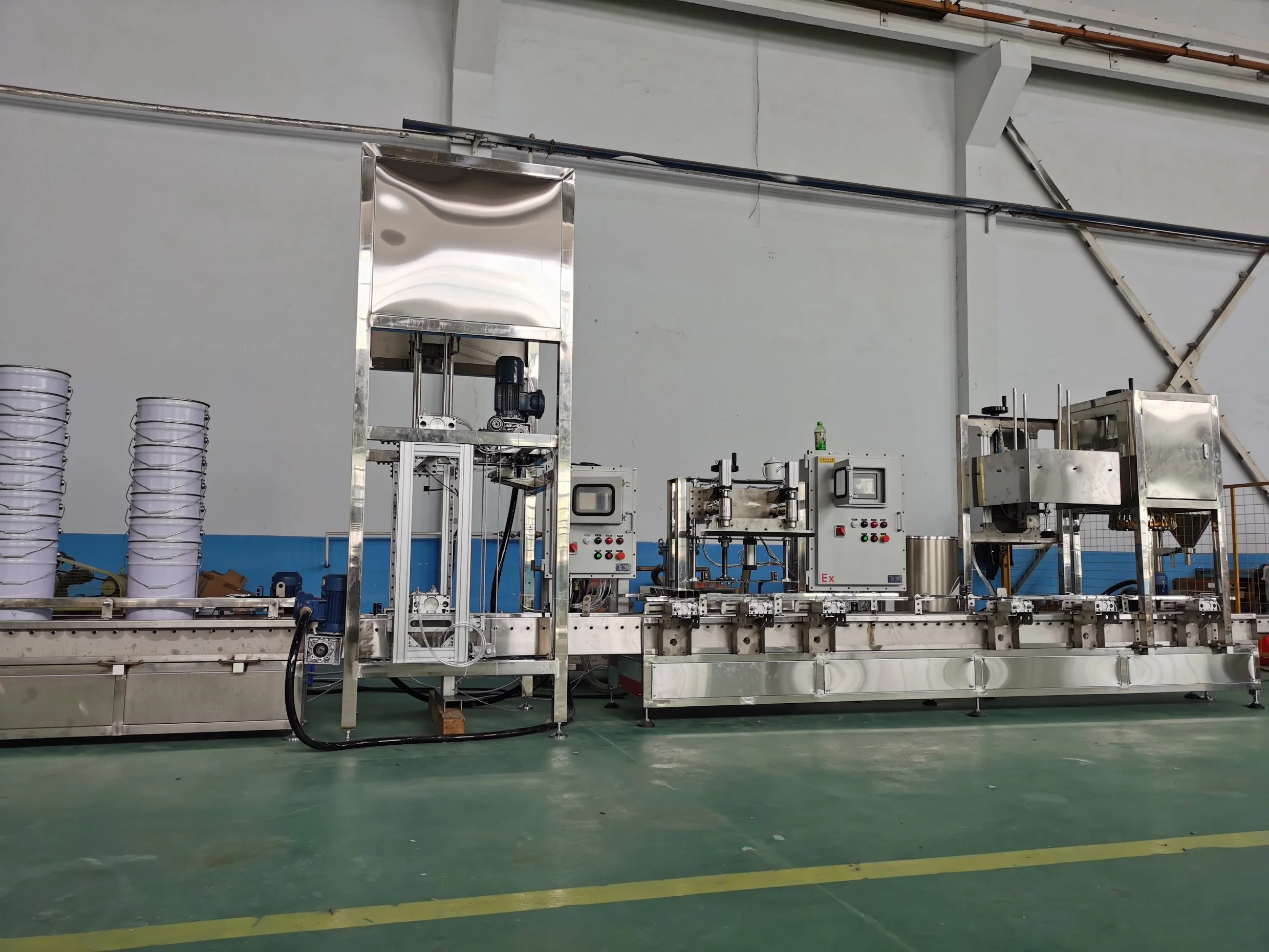 Automatic Filling Machine for High-Viscosity Liquid Chemicals/ Drum Water-Based Paint Weighing Filling Machine