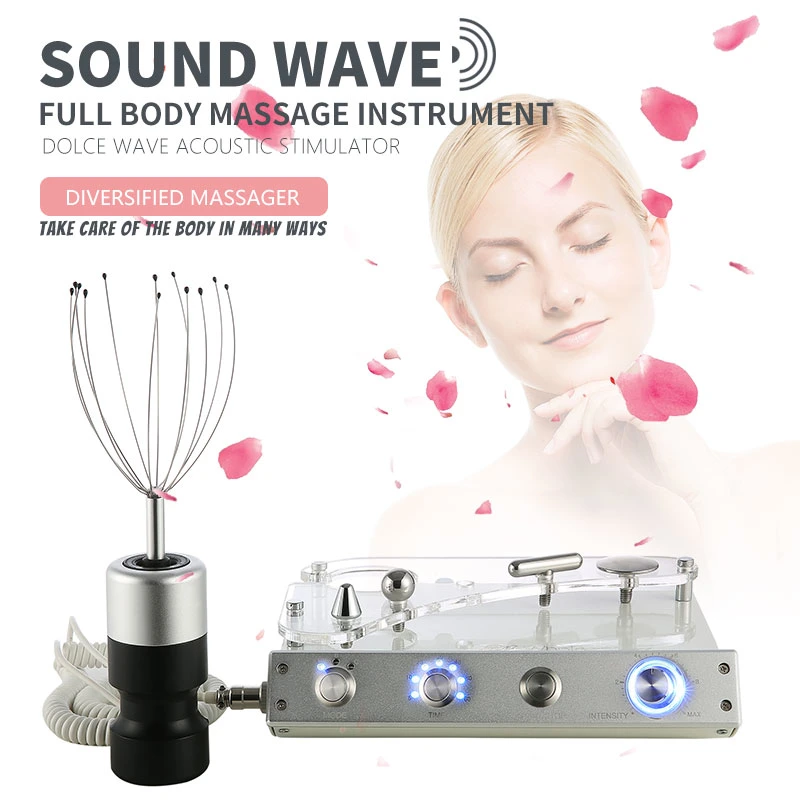 Renlang New Dolcewave Acoustic Stimulator Sound Massage Beauty Machine for Body and Face