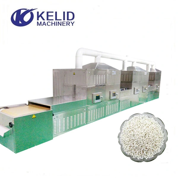 Tunnel Continuous Type Microwave Tapioca Pearl Sago Drying Machine