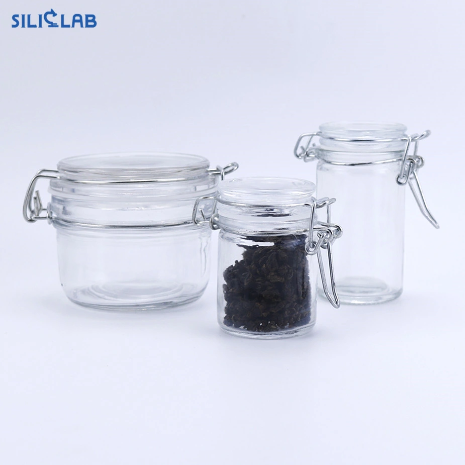 Wholesale/Supplier Kitchen Large Round Food Airtight Bottle Jar Glass Borosilicate Glass Jar Storage and Container