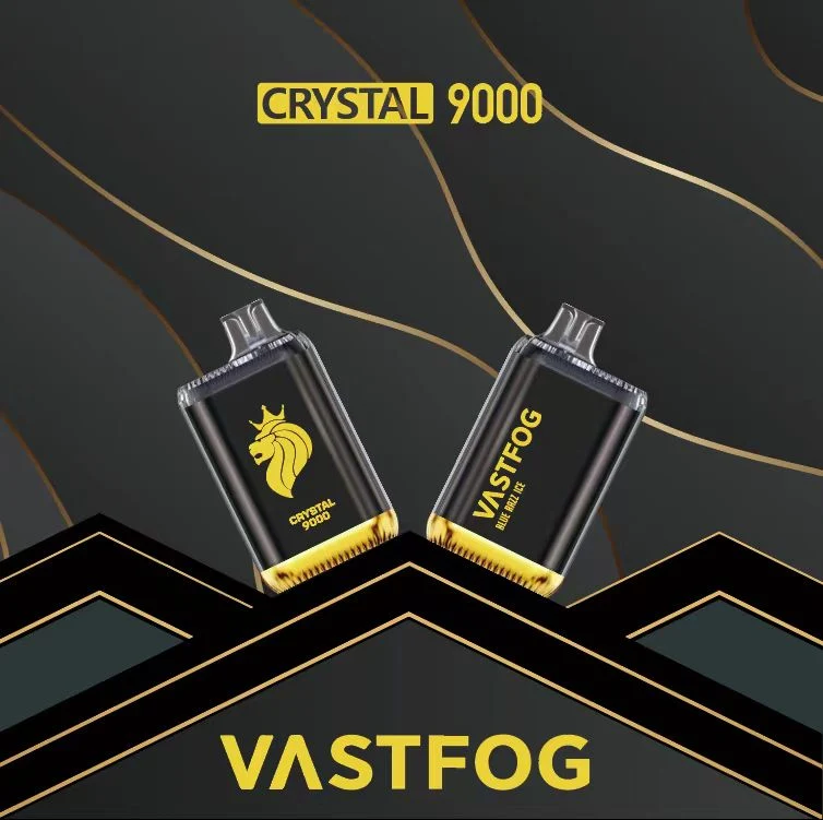 Vastbrug Crystal 9000puffs Vastfog cassette jetable avec débit d'air réglable 18 ml Stylo 550 mAh E cigarette