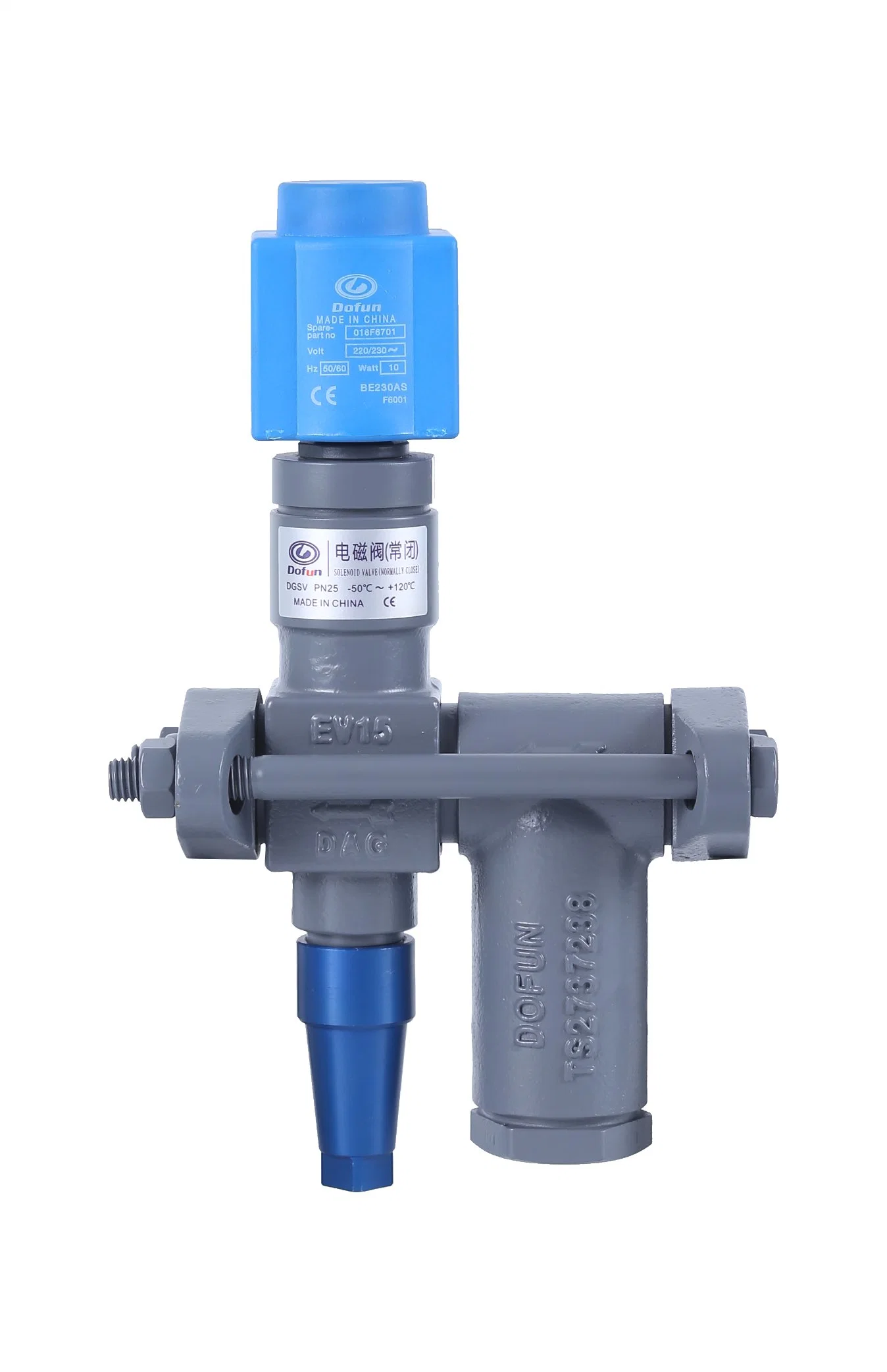 Refrigeration Solenoid Valve Is Used for Remote Control of The Globe Valve, The Regulating Organ of The Two-Position Regulating System