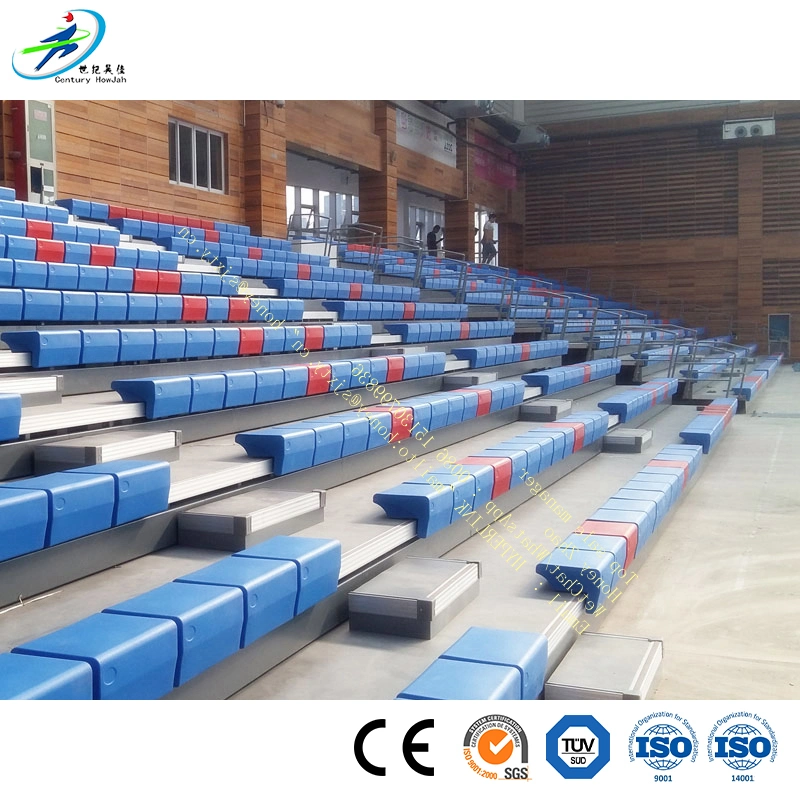 La estrella china del siglo estadio plástico fábrica de sillas de tribuna Injection-Molded silla asiento de plástico con el medio de vuelta el estadio de tribuna al por mayor de los asientos de atrás