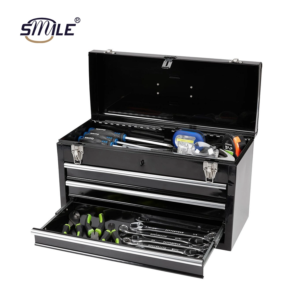 Smile populaire boîte à outils boîte de rangement ensemble d'outils pour la main Garage