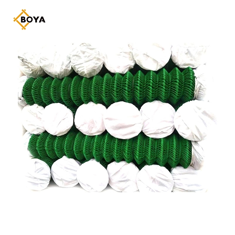 Industrial Decorative Use PVC Coated Chain Link Fence Mesh