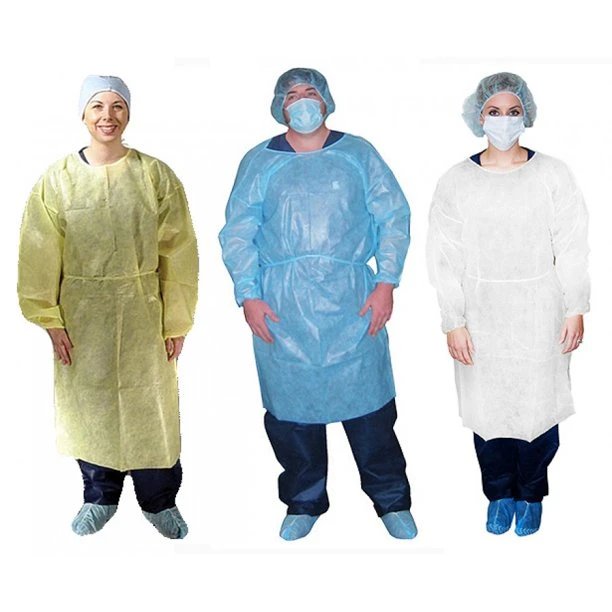 Disposable Gowns PP Non Woven SMS SMMS Hosptial Medical Supply