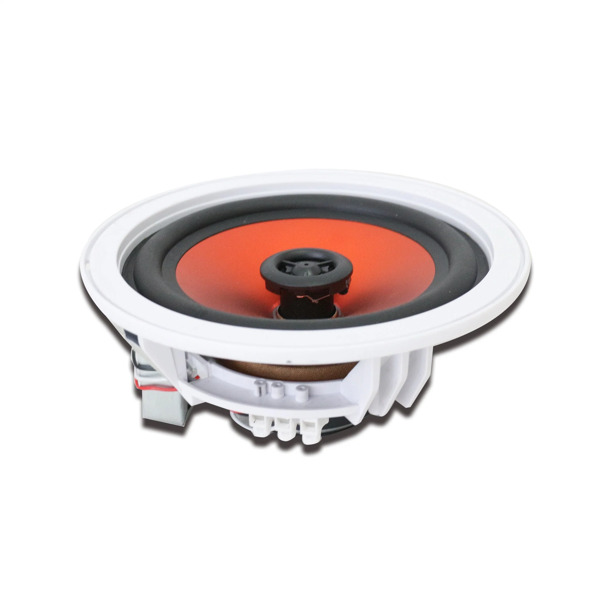 New Product 60W 2 Way OEM 6 Inch 8 Ohm Ceiling Speaker for in Wall Inceiling Audio Speakers with Colorful Poly Woofer and HiFi Sound