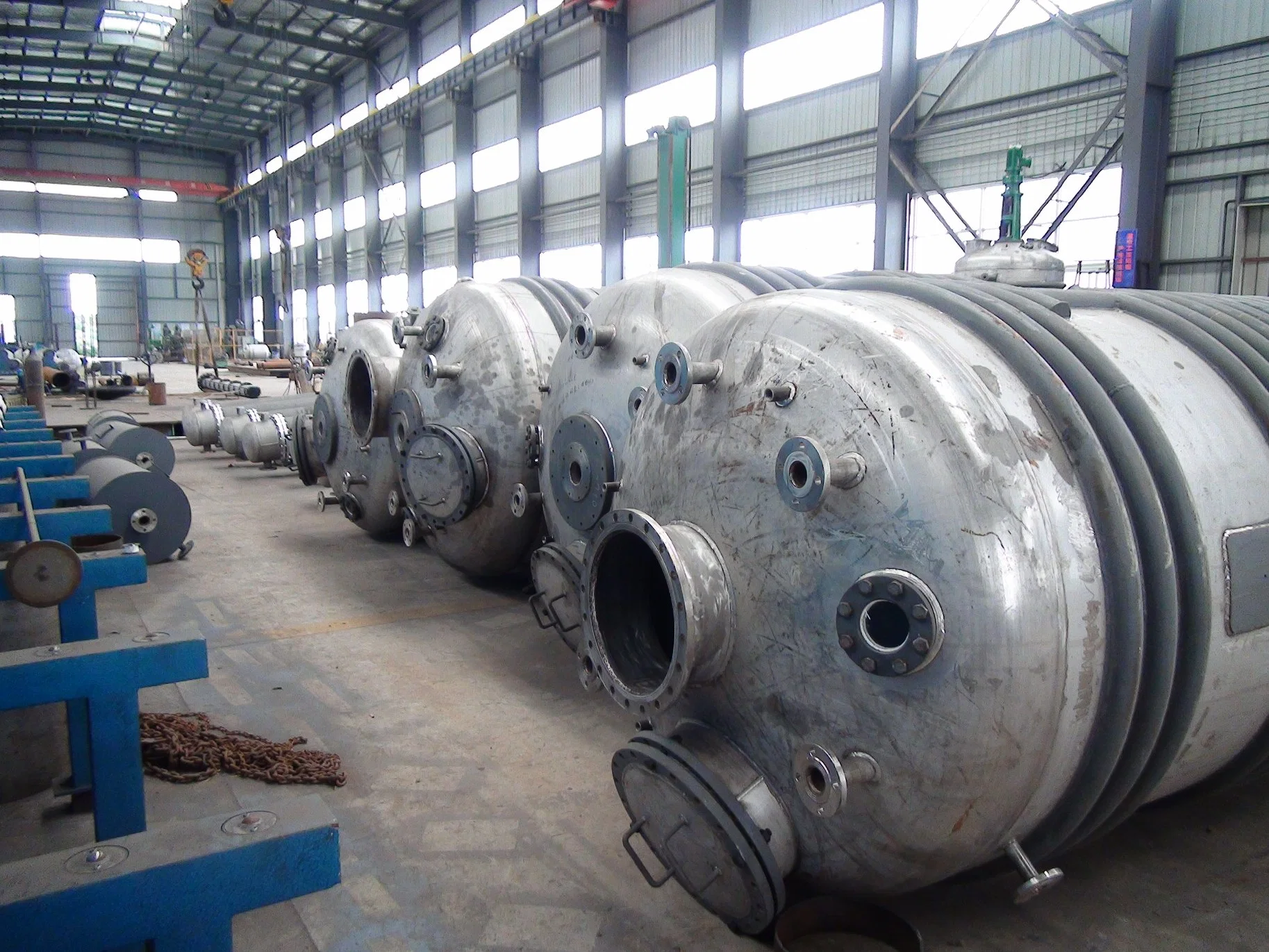 Outer Disc Tube Reactor Stainless Steel Petrochemical and Liquor Industry Pressure Vessel