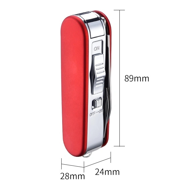 Metal Knife Multifunctional Style USB Electronic Chargeable Lighter Cigarette Windproof Lighter