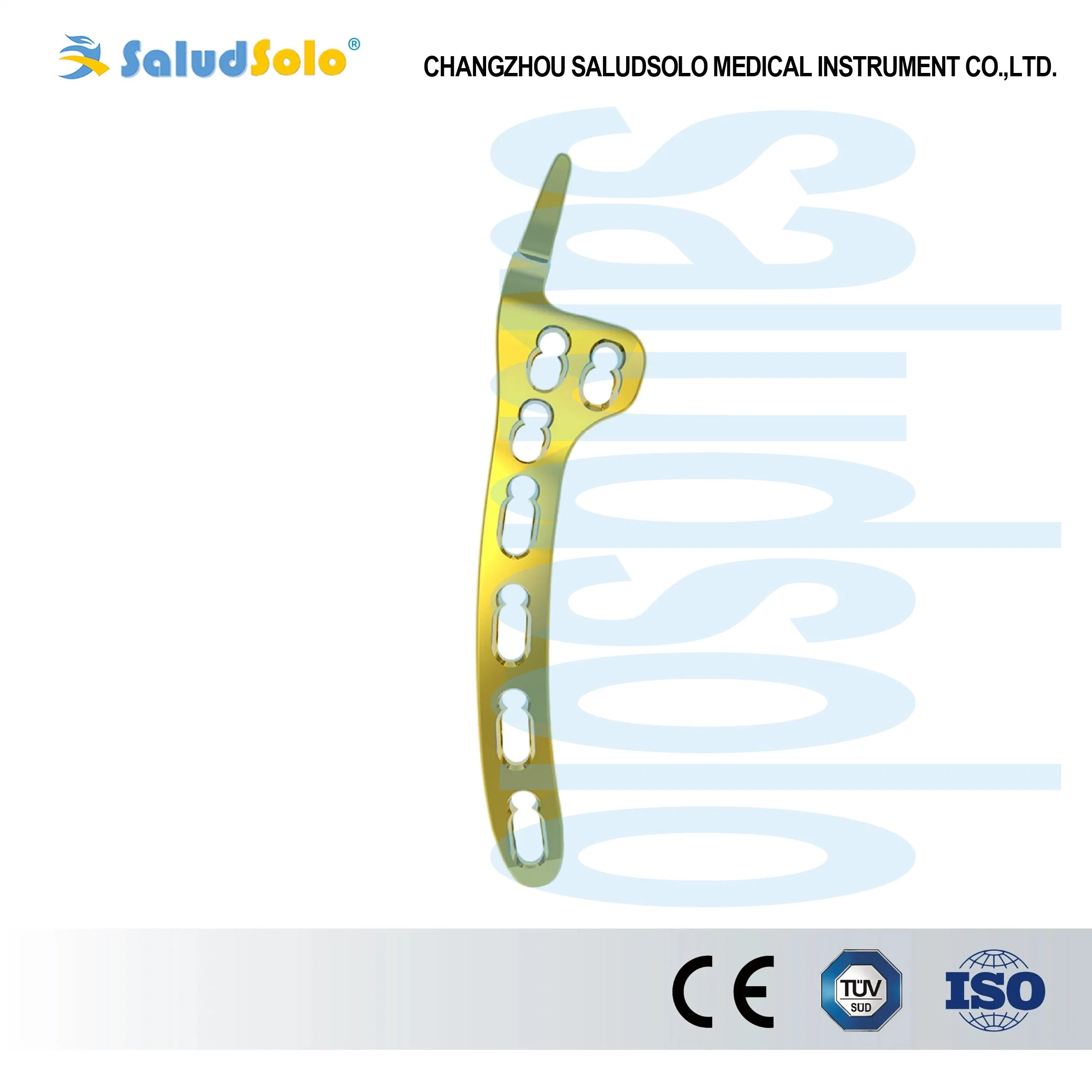 Clavicle Hook Plate, Small Fragment Locking Plate System, Trauma Locking Plates for Orthopedic Instruments, CE & ISO