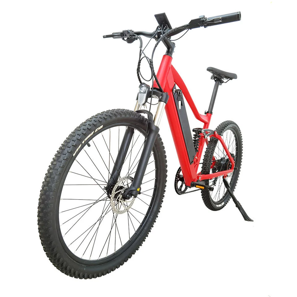 2023 New Mayebikes Dual Suspension Electric Bicycle 27.5'' 350W Mountain Ebike Aluminum Alloy Electric Mountain Bike