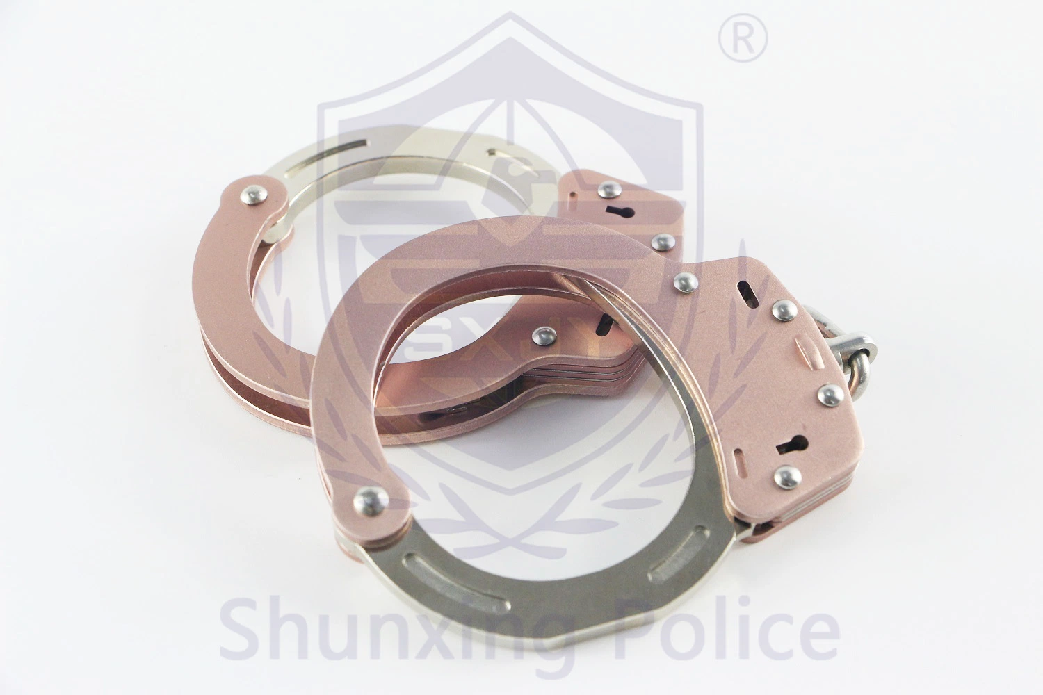 Premium Quality Riot Control Military Police Titanium Alloy Security Handcuffs