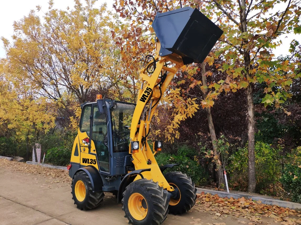 Mini Compact Farm Mini Wheel Loader Agricultural Shovel Bucket Micro Small Wheel Loader