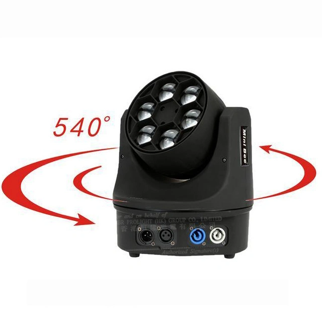 6*15W LED Mini Bee Eye Moving Head with Infinite Rotation Lens