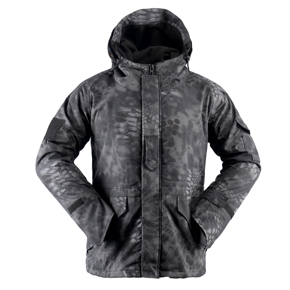 Black Python Outdoor Military Style Warm Jacket G8 Jacket