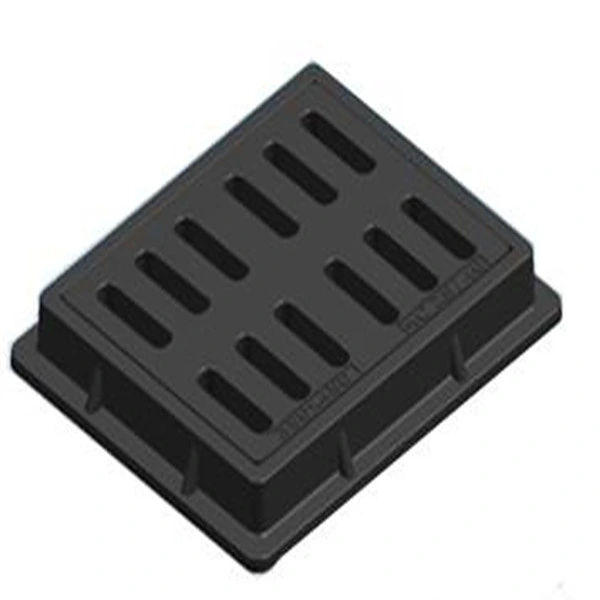 High Load Capacity FRP Drain Grating Trench Drain Covers/Composite Gully Grate Cover/SMC Drain Grate