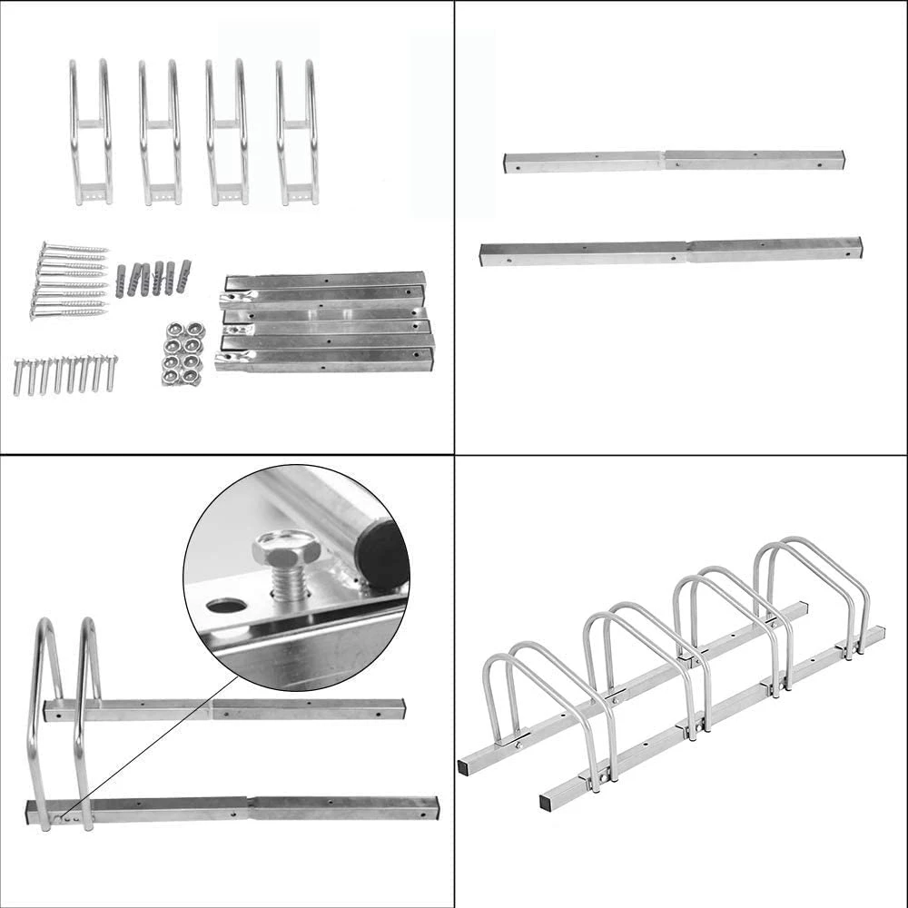 Steel Bicycle Parking Stand Storage Parking Holder